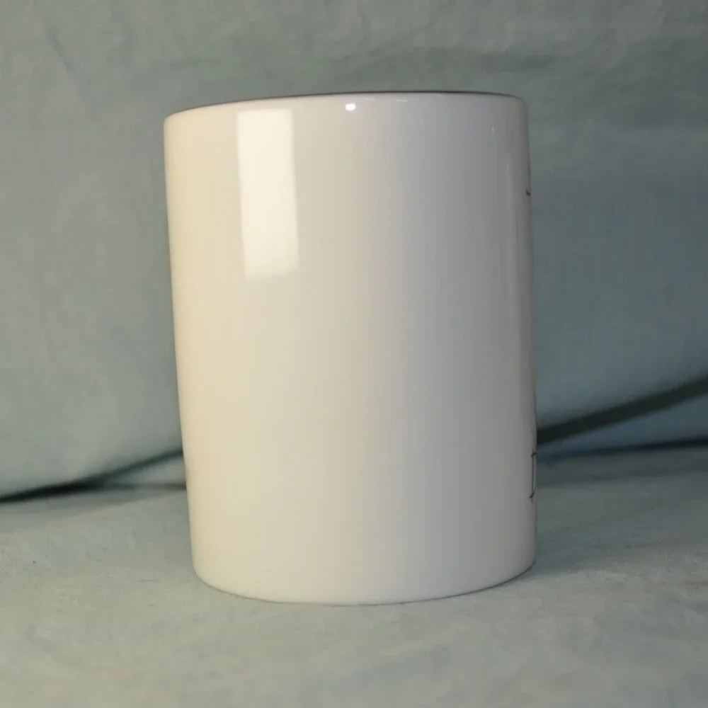 *BOGO mugs* 14 oz mug Donner reindeer Pottery Barn (w1289)